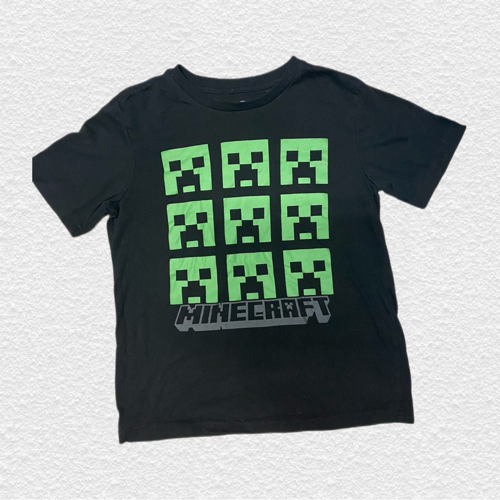 Kids Black and Green Creeper T-Shirt